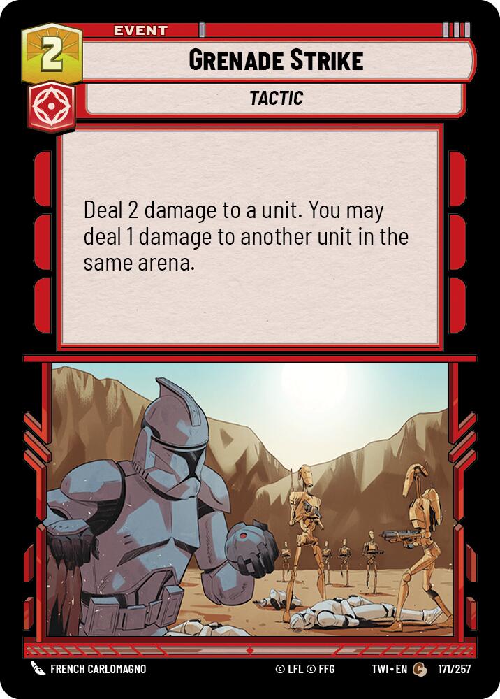 Grenade Strike (171/257) (171/257) [Twilight of the Republic] | Shuffle n Cut Hobbies & Games