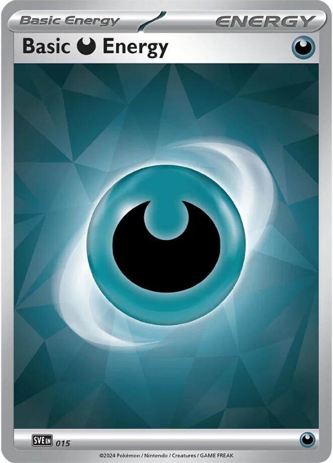 Basic Darkness Energy (015)(Holo) [Scarlet & Violet: Stellar Crown] | Shuffle n Cut Hobbies & Games