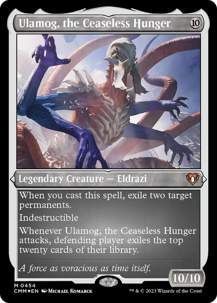 Ulamog, the Ceaseless Hunger (Foil Etched) [Commander Masters] | Shuffle n Cut Hobbies & Games