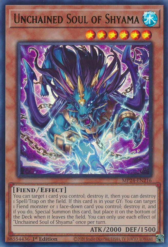 Unchained Soul of Shyama [MP24-EN216] Ultra Rare | Shuffle n Cut Hobbies & Games