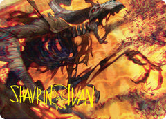 Unwanted Remake Art Card (Gold-Stamped Signature) [Duskmourn: House of Horror Art Series] | Shuffle n Cut Hobbies & Games