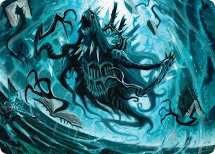 Overlord of the Floodpits Art Card [Duskmourn: House of Horror Art Series] | Shuffle n Cut Hobbies & Games