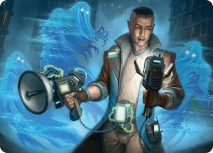Paranormal Analyst Art Card [Duskmourn: House of Horror Art Series] | Shuffle n Cut Hobbies & Games