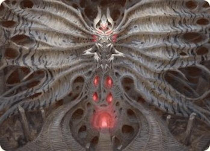 Valgavoth, Terror Eater Art Card [Duskmourn: House of Horror Art Series] | Shuffle n Cut Hobbies & Games