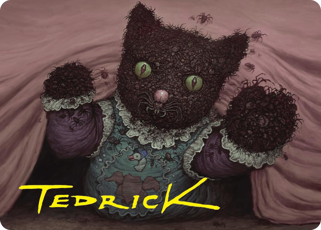Twitching Doll Art Card (Gold-Stamped Signature) [Duskmourn: House of Horror Art Series] | Shuffle n Cut Hobbies & Games