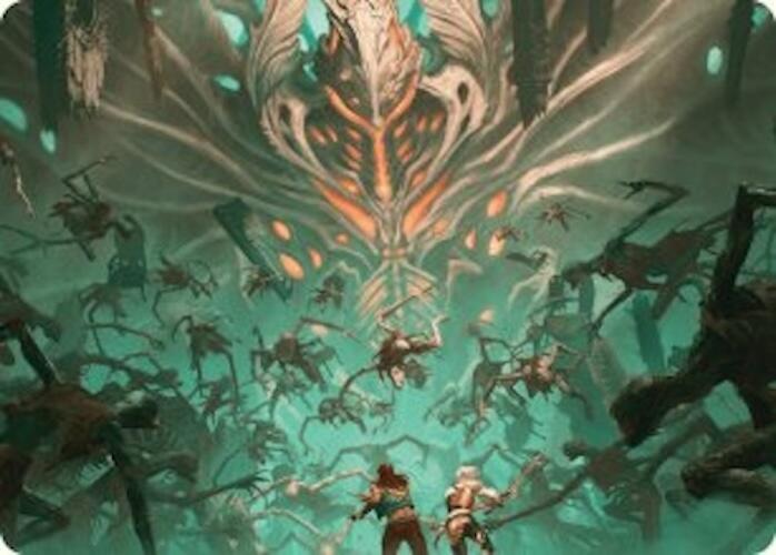 Valgavoth's Onslaught Art Card [Duskmourn: House of Horror Art Series] | Shuffle n Cut Hobbies & Games