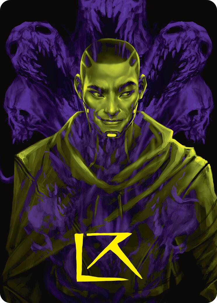 Kaito, Bane of Nightmares Art Card (Gold-Stamped Signature) [Duskmourn: House of Horror Art Series] | Shuffle n Cut Hobbies & Games