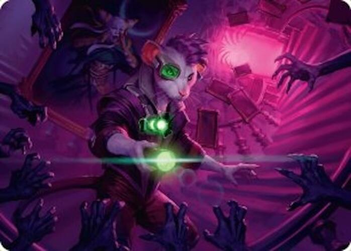 Nashi, Searcher in the Dark Art Card (21/54) [Duskmourn: House of Horror Art Series] | Shuffle n Cut Hobbies & Games