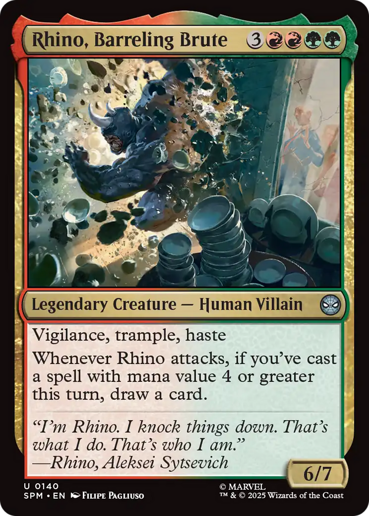 Rhino, Barreling Brute [Marvel's Spider-Man] | Shuffle n Cut Hobbies & Games