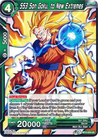 SS3 Son Goku, to New Extremes (BT11-074) [Vermilion Bloodline] | Shuffle n Cut Hobbies & Games