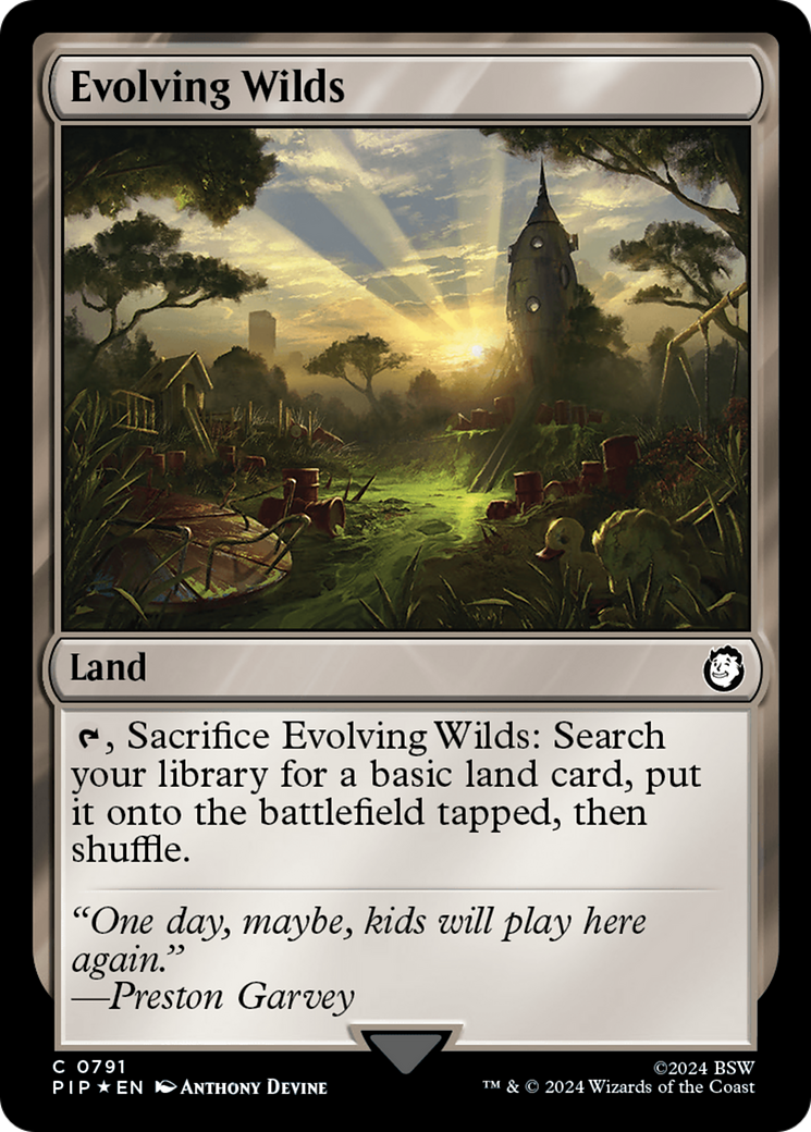 Evolving Wilds (Surge Foil) [Fallout] | Shuffle n Cut Hobbies & Games