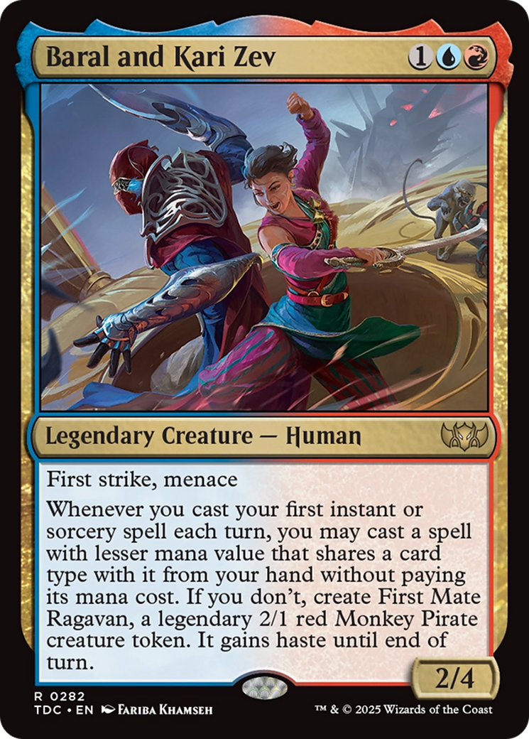 Baral and Kari Zev [Tarkir: Dragonstorm Commander] | Shuffle n Cut Hobbies & Games