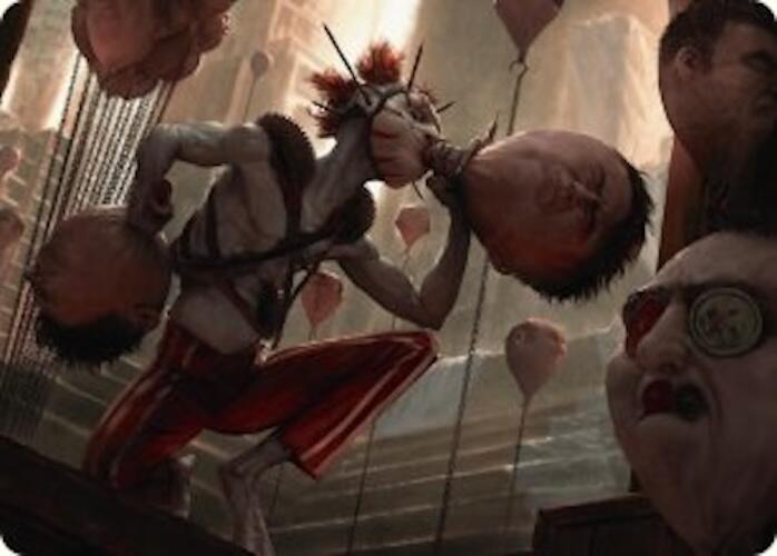 The Jolly Balloon Man Art Card [Duskmourn: House of Horror Art Series] | Shuffle n Cut Hobbies & Games