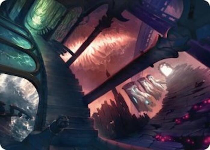 Terramorphic Expanse Art Card [Duskmourn: House of Horror Art Series] | Shuffle n Cut Hobbies & Games