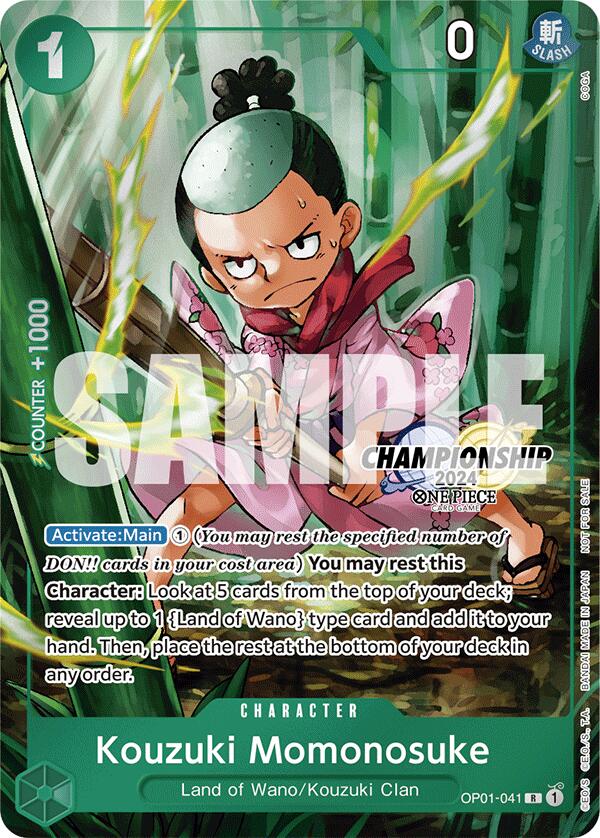 Kouzuki Momonosuke (CS 2024 Celebration Pack) [One Piece Promotion Cards] | Shuffle n Cut Hobbies & Games