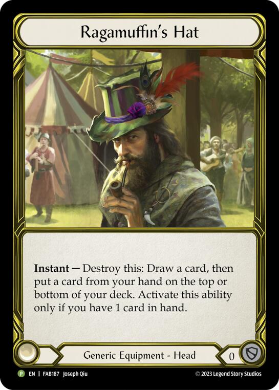 Ragamuffin's Hat [FAB187] (Promo)  Cold Foil | Shuffle n Cut Hobbies & Games