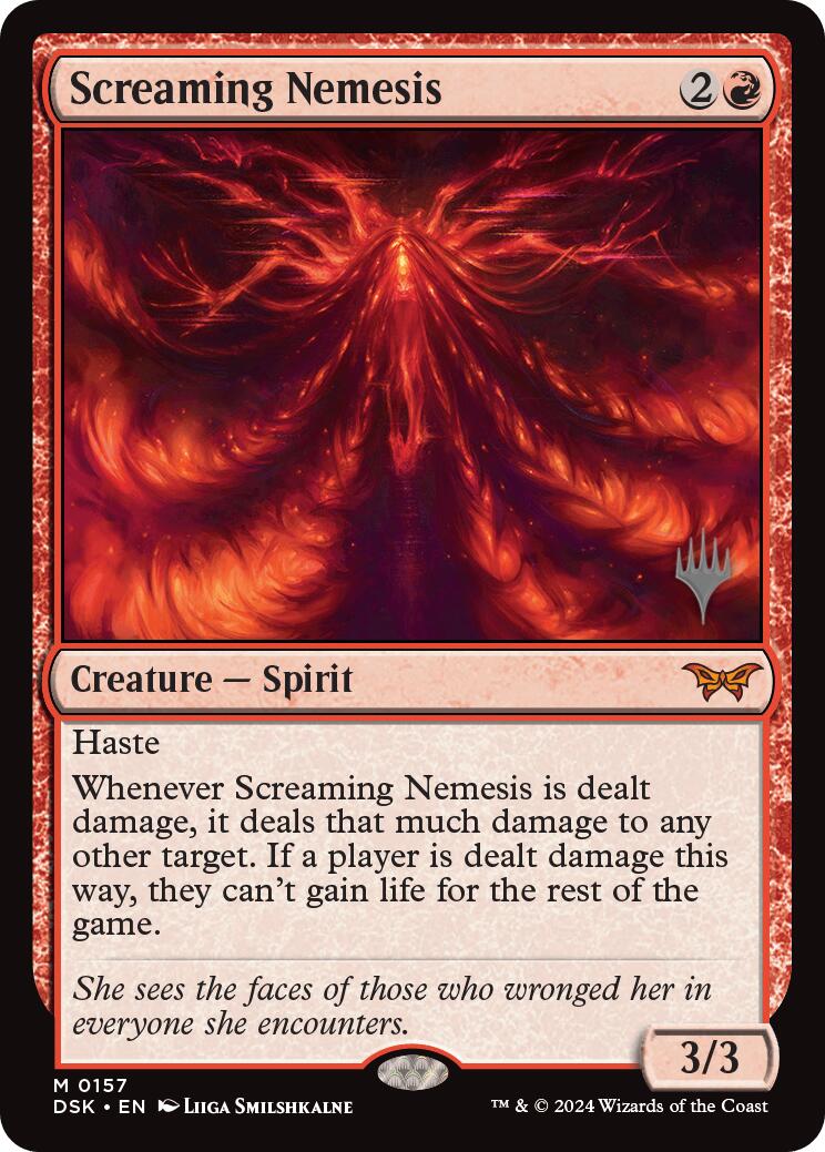 Screaming Nemesis (Promo Pack) [Duskmourn: House of Horror Promos] | Shuffle n Cut Hobbies & Games
