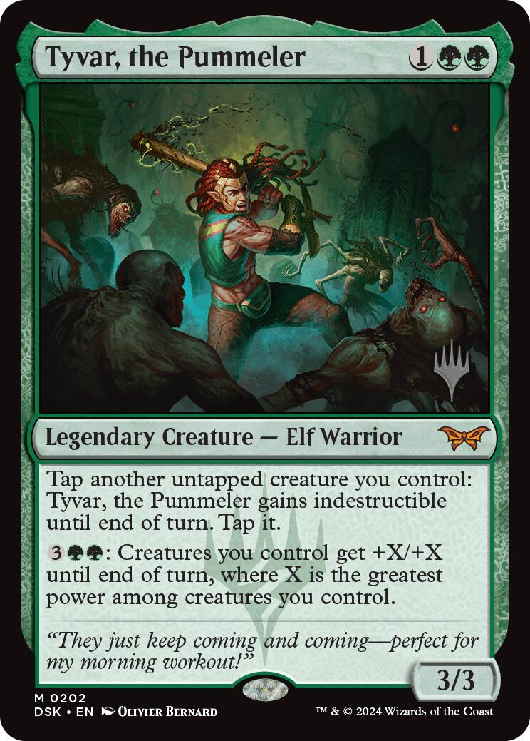 Tyvar, the Pummeler (Promo Pack) [Duskmourn: House of Horror Promos] | Shuffle n Cut Hobbies & Games