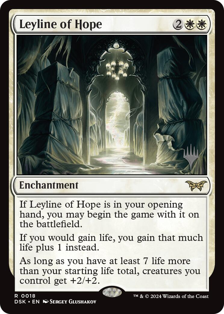Leyline of Hope (Promo Pack) [Duskmourn: House of Horror Promos] | Shuffle n Cut Hobbies & Games