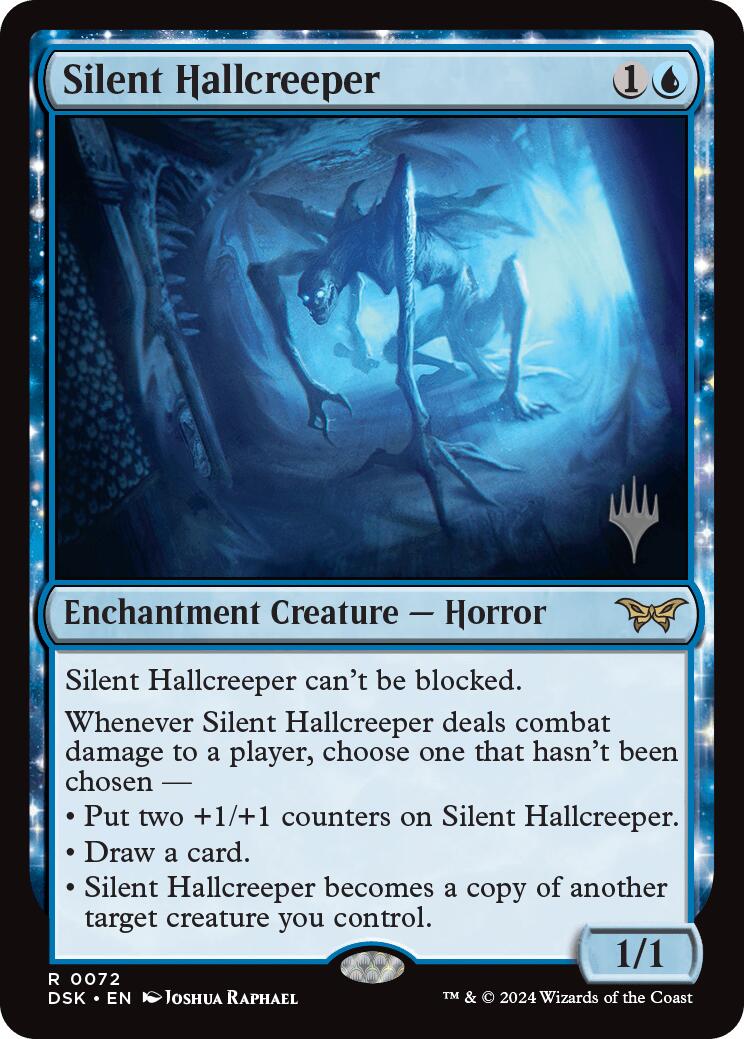 Silent Hallcreeper (Promo Pack) [Duskmourn: House of Horror Promos] | Shuffle n Cut Hobbies & Games