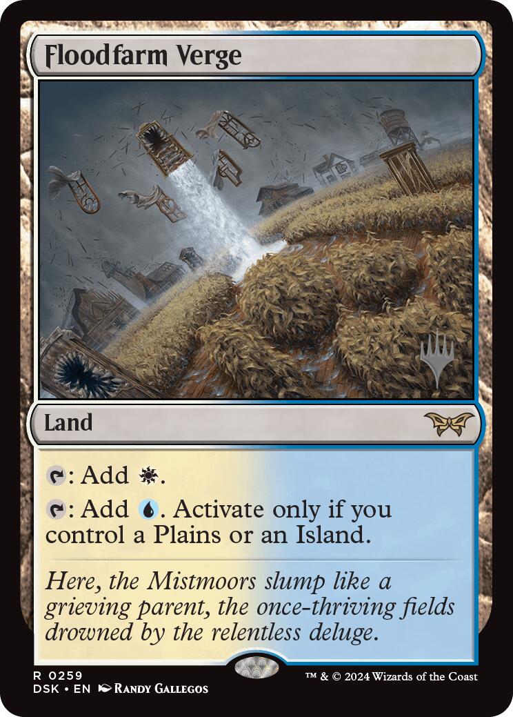 Floodfarm Verge (Promo Pack) [Duskmourn: House of Horror Promos] | Shuffle n Cut Hobbies & Games