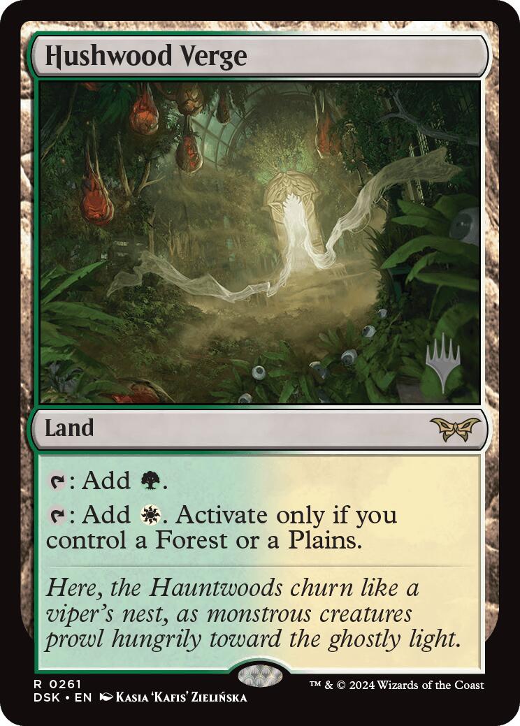 Hushwood Verge (Promo Pack) [Duskmourn: House of Horror Promos] | Shuffle n Cut Hobbies & Games