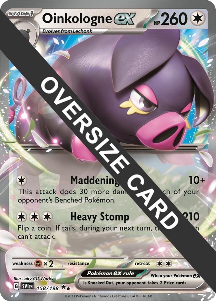 Oinkologne ex (158/198) (Jumbo Card) [Scarlet & Violet: Black Star Promos] | Shuffle n Cut Hobbies & Games