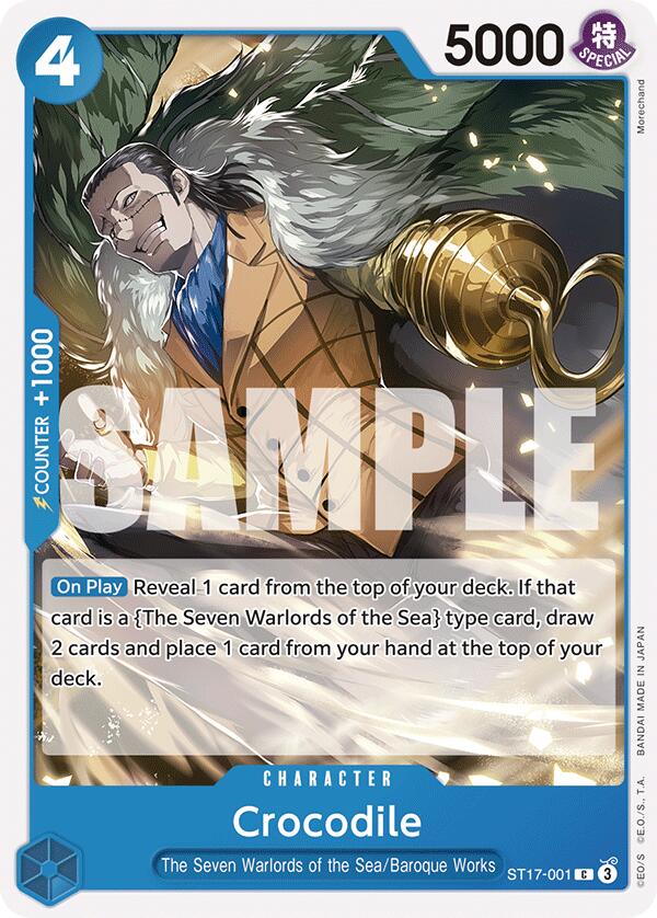 Crocodile [Starter Deck: Blue Donquixote Doflamingo] | Shuffle n Cut Hobbies & Games