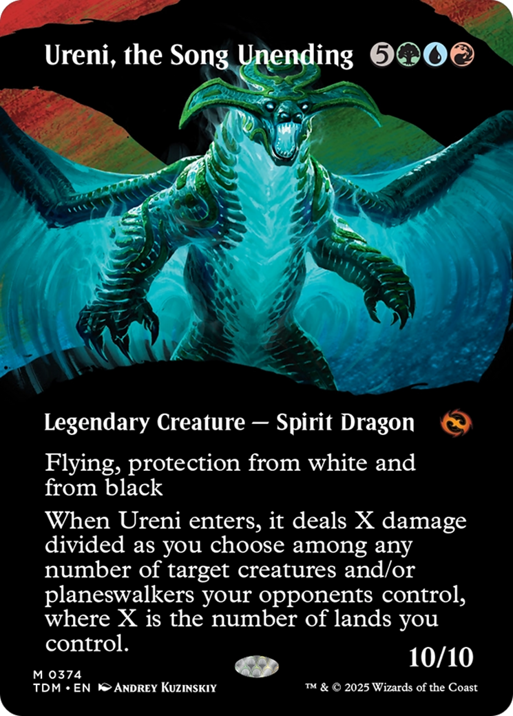 Ureni, the Song Unending (Borderless) [Tarkir: Dragonstorm] | Shuffle n Cut Hobbies & Games