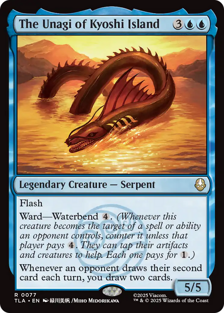 The Unagi of Kyoshi Island [Avatar: The Last Airbender] | Shuffle n Cut Hobbies & Games