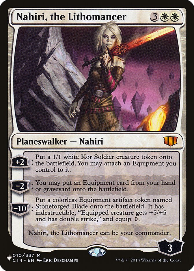 Nahiri, the Lithomancer [The List] | Shuffle n Cut Hobbies & Games