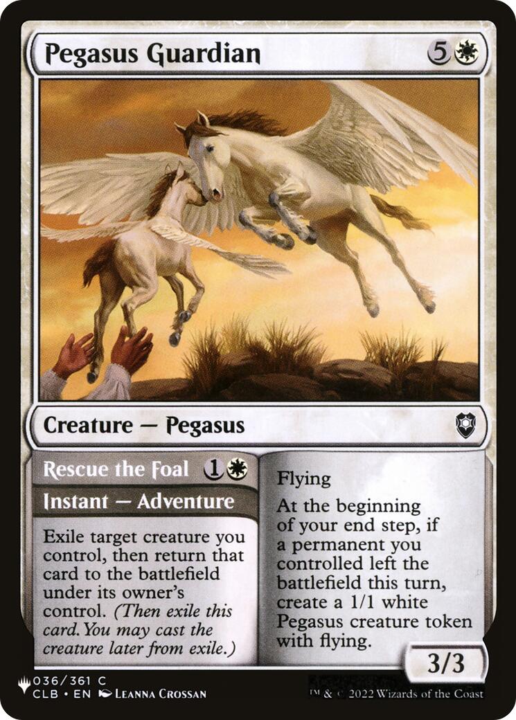 Pegasus Guardian [The List] | Shuffle n Cut Hobbies & Games
