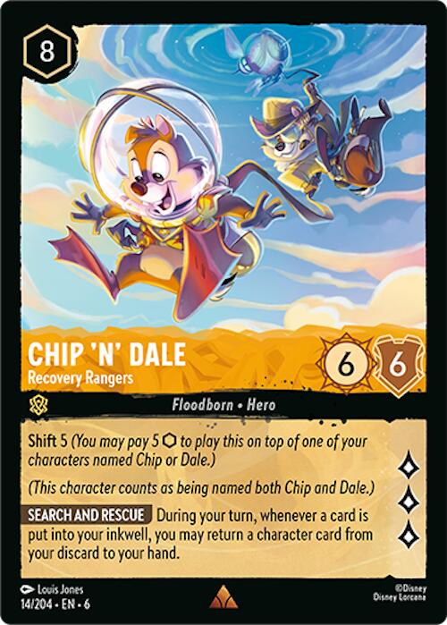 Chip 'n' Dale - Recovery Rangers (14/204) [Azurite Sea] | Shuffle n Cut Hobbies & Games