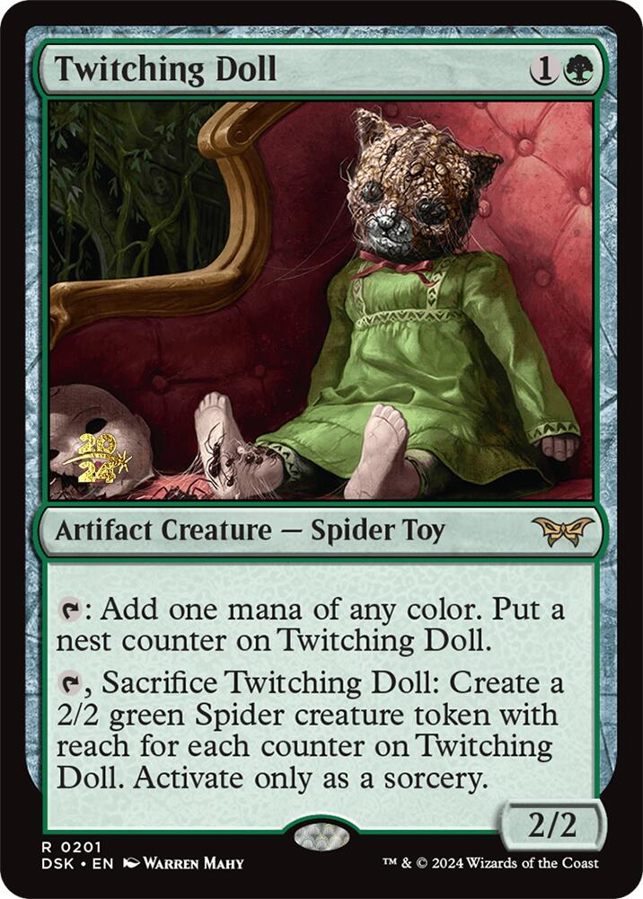 Twitching Doll [Duskmourn: House of Horror Prerelease Promos] | Shuffle n Cut Hobbies & Games