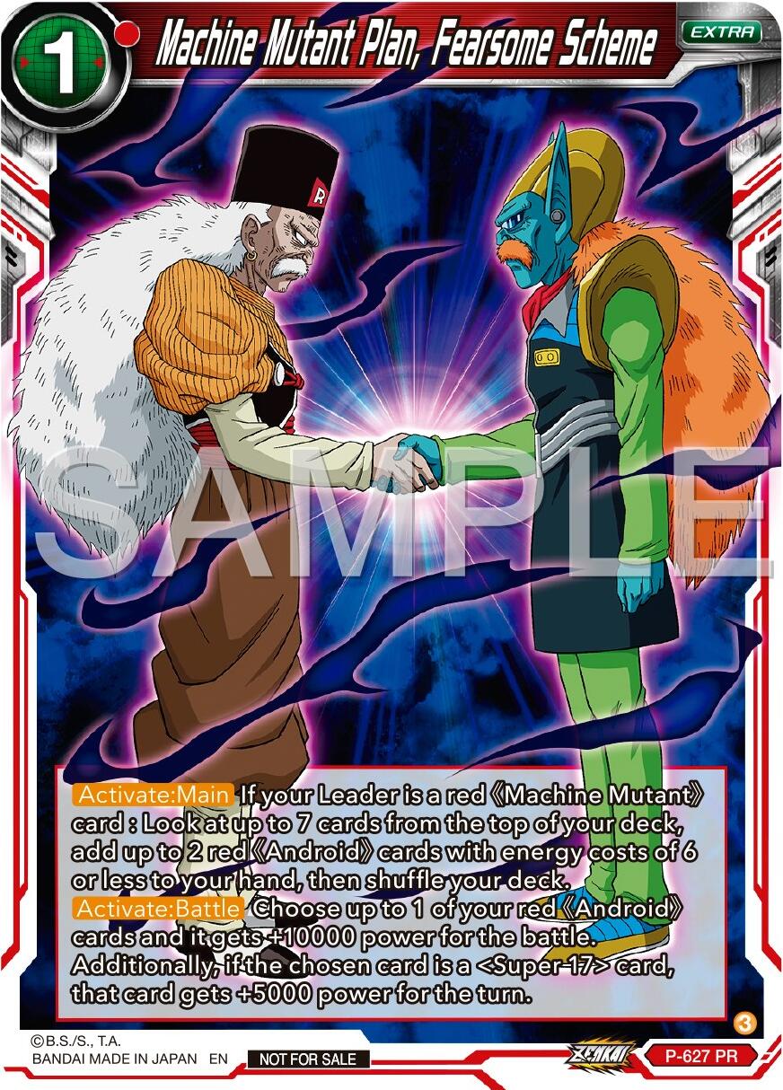Machine Mutant Plan, Fearsome Scheme (Zenkai Series Tournament Pack Vol.9) (P-627) [Promotion Cards] | Shuffle n Cut Hobbies & Games