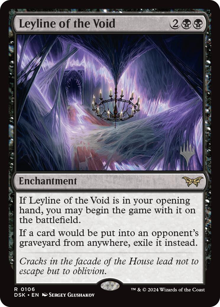 Leyline of the Void (Promo Pack) [Duskmourn: House of Horror Promos] | Shuffle n Cut Hobbies & Games