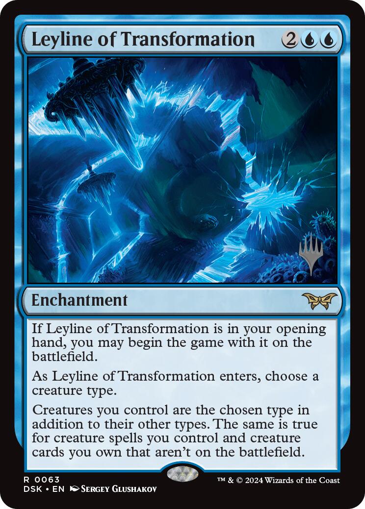Leyline of Transformation (Promo Pack) [Duskmourn: House of Horror Promos] | Shuffle n Cut Hobbies & Games