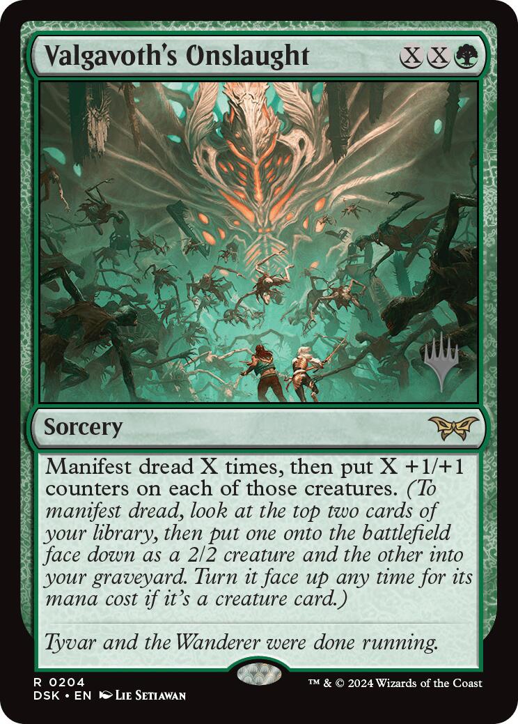 Valgavoth's Onslaught (Promo Pack) [Duskmourn: House of Horror Promos] | Shuffle n Cut Hobbies & Games