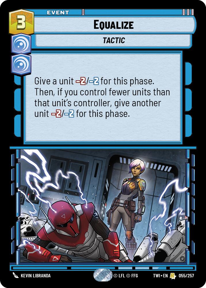 Equalize (055/257) (055/257) [Twilight of the Republic] | Shuffle n Cut Hobbies & Games