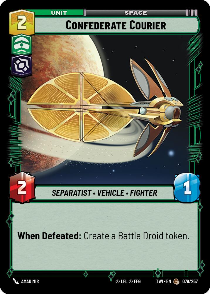 Confederate Courier (079/257) (079/257) [Twilight of the Republic] | Shuffle n Cut Hobbies & Games