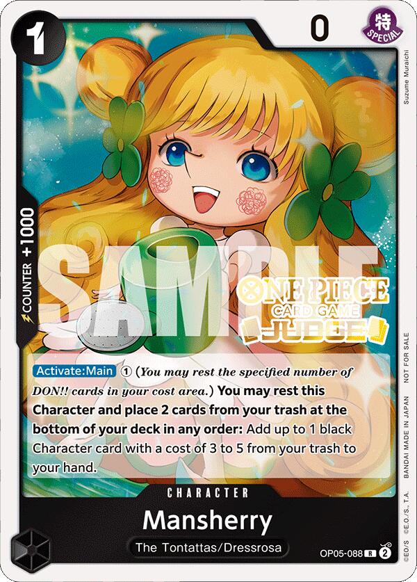 Mansherry (Judge Pack Vol. 4) [One Piece Promotion Cards] | Shuffle n Cut Hobbies & Games