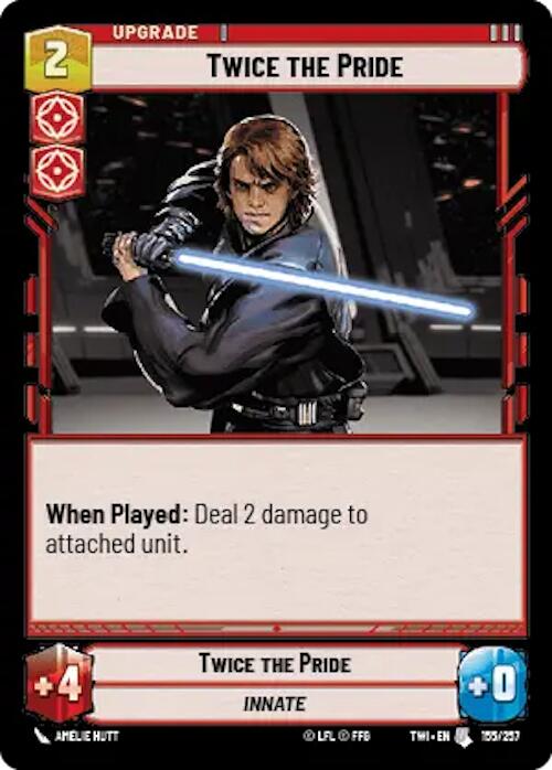 Twice the Pride (155/257) (155/257) [Twilight of the Republic] | Shuffle n Cut Hobbies & Games