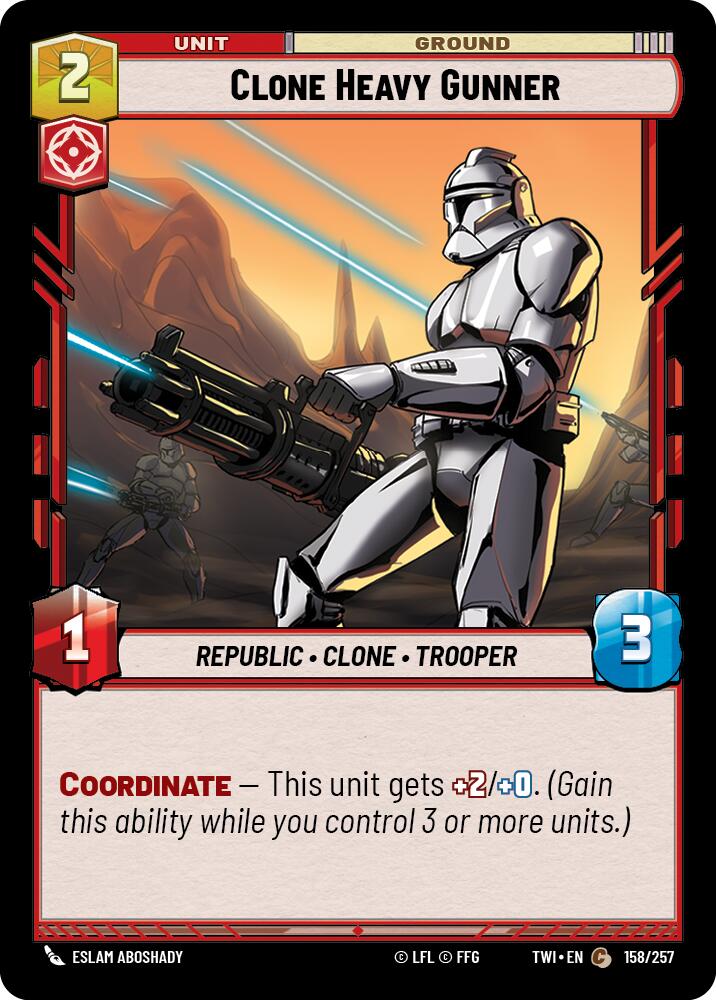 Clone Heavy Gunner (158/257) (158/257) [Twilight of the Republic] | Shuffle n Cut Hobbies & Games