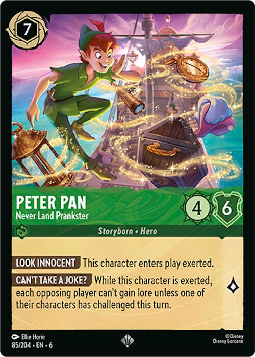 Peter Pan - Never Land Prankster (85/204) [Azurite Sea] | Shuffle n Cut Hobbies & Games
