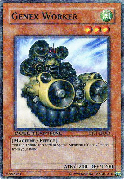 Genex Worker [DT01-EN063] Common | Shuffle n Cut Hobbies & Games