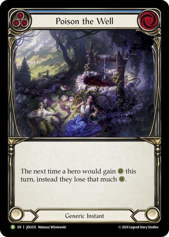 Poison the Well [JDG035] (Promo)  Cold Foil | Shuffle n Cut Hobbies & Games