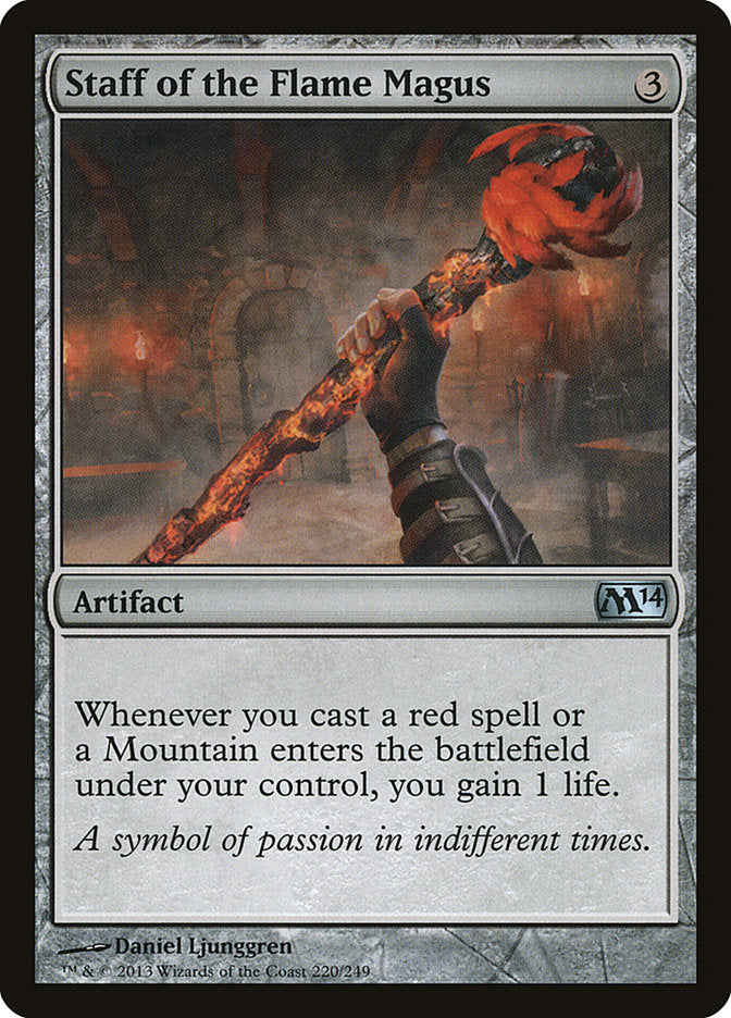Staff of the Flame Magus [Magic 2014] | Shuffle n Cut Hobbies & Games