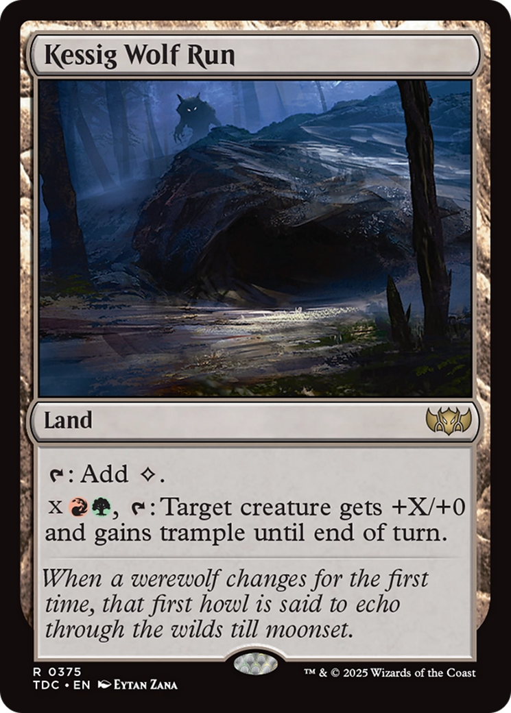Kessig Wolf Run [Tarkir: Dragonstorm Commander] | Shuffle n Cut Hobbies & Games