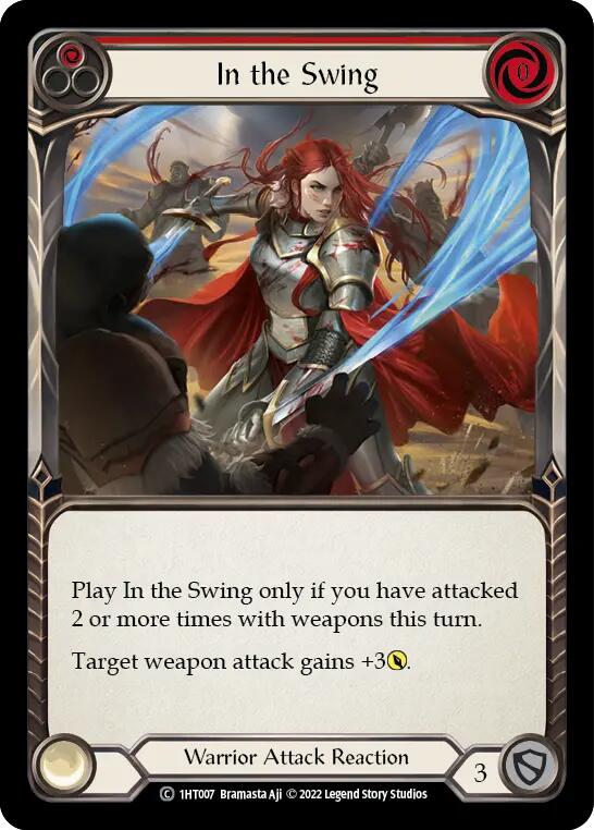 In the Swing (Red) [1HT007] (History Pack 1 Dorinthea Blitz Deck) | Shuffle n Cut Hobbies & Games