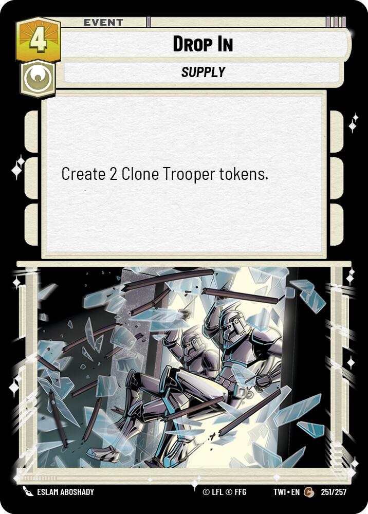 Drop In (251/257) (251/257) [Twilight of the Republic] | Shuffle n Cut Hobbies & Games